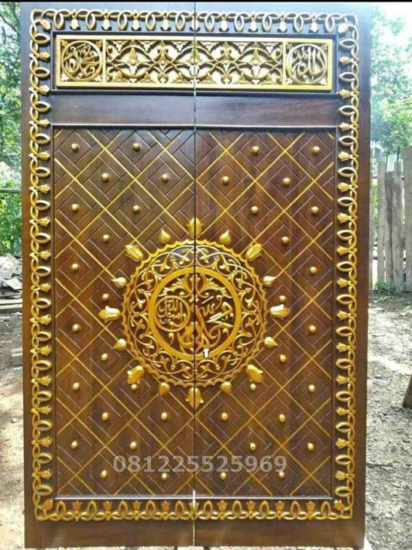 Pintu Masjid Nabawi Ukiran Asli Jepara