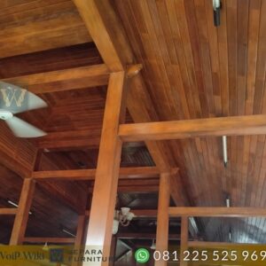 Atap Plafon Masjid Minimalis Kayu Jati Jepara