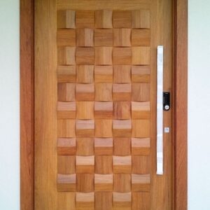 Pintu Anyaman Bambu Minimalis