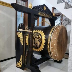 bedug masjid kayu jati ukir furniture jepara