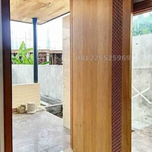 pintu jati rumah minimalis jepara model terbaru