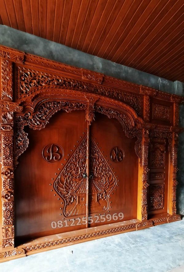 gebyok jawa jati ukir jepara